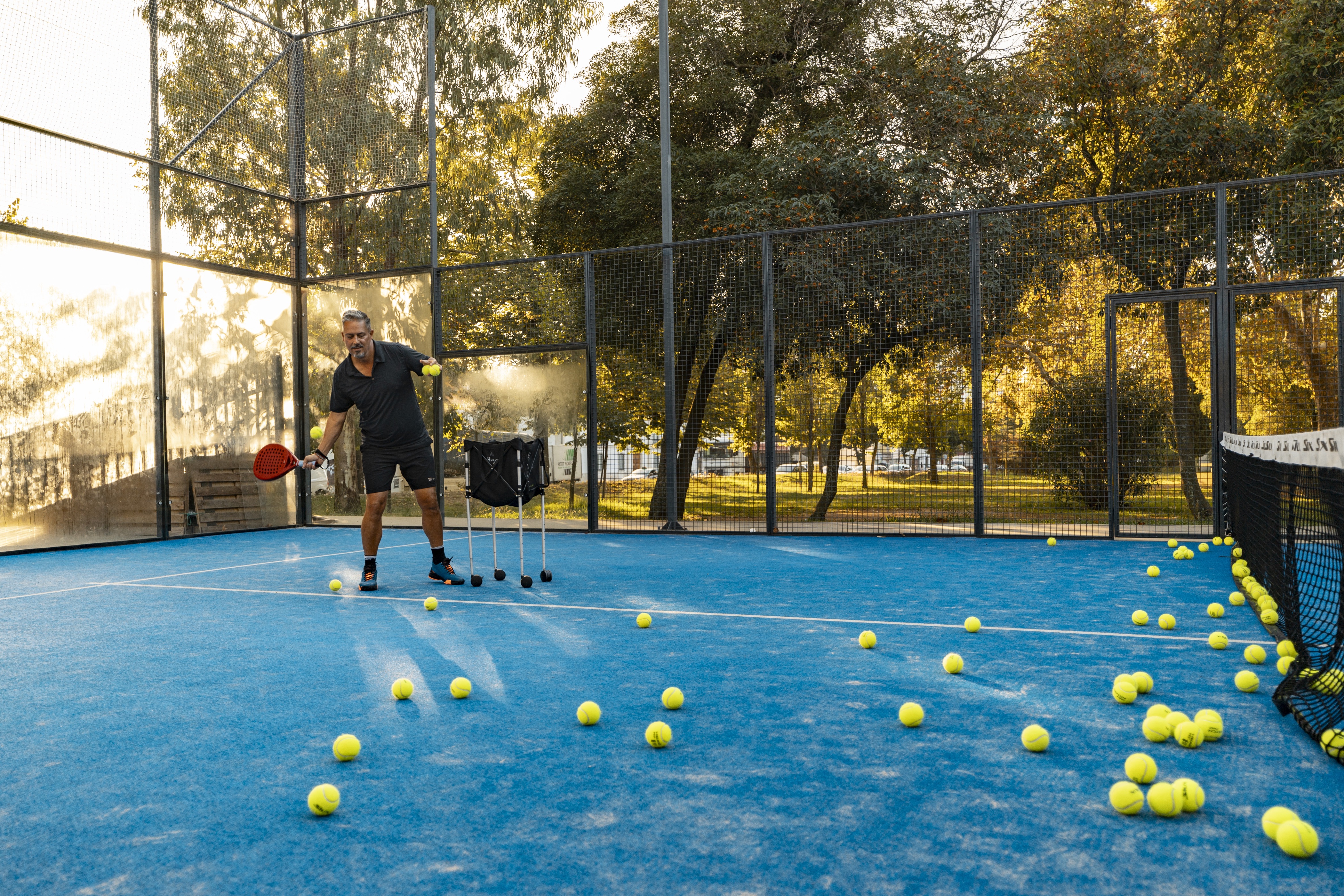 Julian Wortelboer providing private padel coaching in Miami Florida
